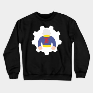 V-76 White Crewneck Sweatshirt